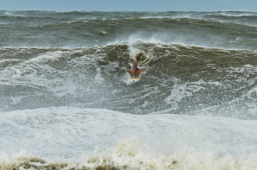 Folly Beach surfer
