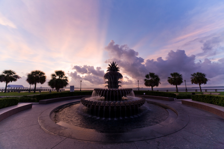 Charleston waterfront park located in the heart of downtown Charleston